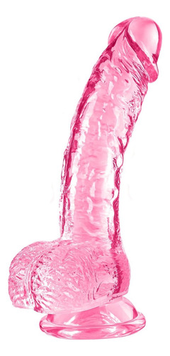Ventosa De Silicone De Brinquedo Rosa Grande De 22 Cm