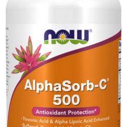 Alfasorb-c 500 Mg 180 Cápsulas Da Now Foods