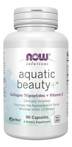 Aquatic Beauty Plus 90 Cápsulas Vegetais Da Now Foods
