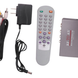 Conversor Rf Para Av, Seletor De Canais, Plugue Auxiliar Us