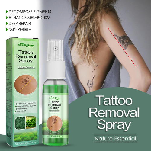 2pcs Spray De Remoção De Tatuagem: Seguro E Eficaz 30 Ml - Imagem 6