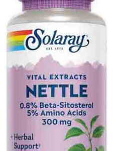Extrato De Raiz De Urtiga 300 Mg 60 Cápsulas Da Solaray