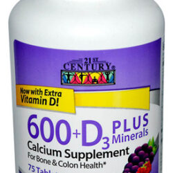 Cálcio 600 E Vitamina D3 Com Minerais: Mastigue 75 Comprimid