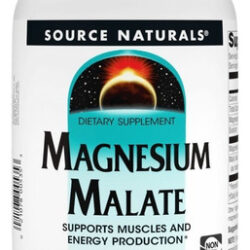 Magnesium Malate 360 Tabs By Source Naturals