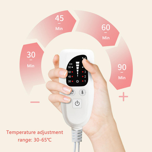 Almofada De Aquecimento Elétrica Com 6 Níveis De Termorregul - Imagem 4