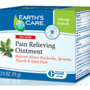 Pomada Para Alívio Da Dor 100% Natural De 2,5 Onças Da Earth