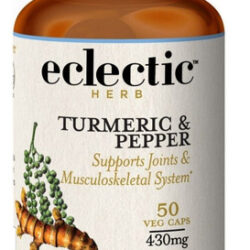 Cúrcuma E Pimenta 50 Cápsulas Da Eclectic Herb