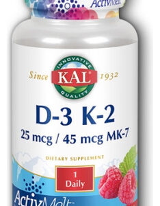 D-3 K-2 Activmelt 1.000 Ui De Framboesa Vermelha 60 Comprimi