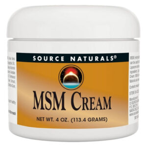 Msm Joint Response Cream 4 Oz By Source Naturals