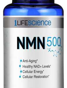Nmn500 60 Cápsulas Vegetais Da 1lifescience