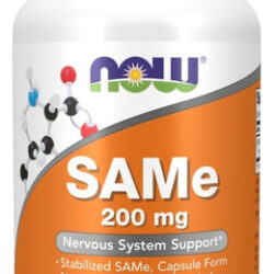 Sam-e 200 Mg 120 Cápsulas Vegetais Da Now Foods