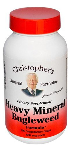 Bugleweed De Minerais Pesados 100 Vegicaps, Do Dr. Christoph