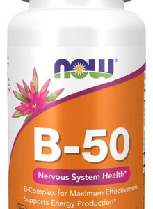 Vitamina B-50 100 Comprimidos Da Now Foods