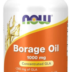 Óleo De Borragem 1000 Mg 60 Cápsulas Gelatinosas Da Now Food