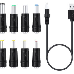 - Em 1 Porta Usb De 5v Para Dc 5,5x2,1 Mm 3,5 Mm 4,0 Mm 4,0