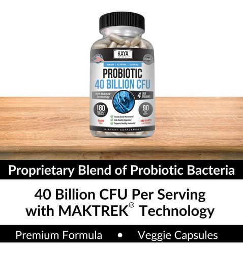 Probiótico Kaya Naturals 40 Bilhões De Ufc | Probióticos Par - Imagem 5