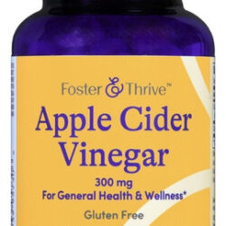 Apple Cider Vinegar 300 Mg 200 Tabs By Foster And Thrive