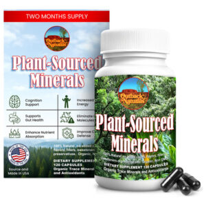 Suplemento Outback Naturals Fulvic Humic Mineral 120 Cápsula