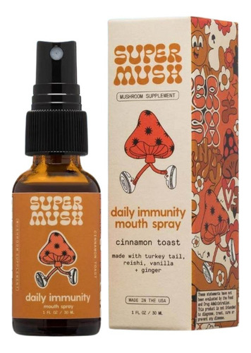 Daily Immunity Mouth Spray 1 Oz By Supermush