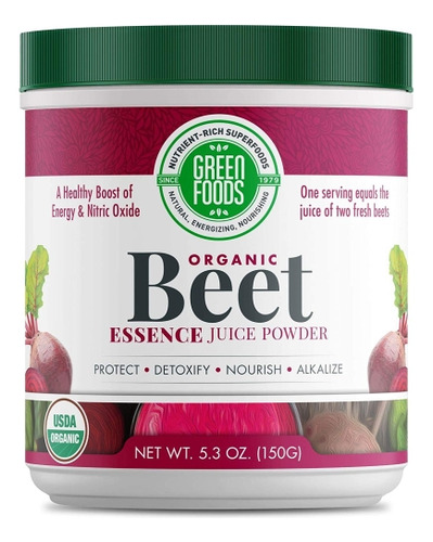 Essência De Beterraba De 5,3 Onças Da Green Foods Corporatio