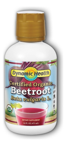 Suco De Beterraba Orgânico Certificado 16 Onças Pela Dynamic