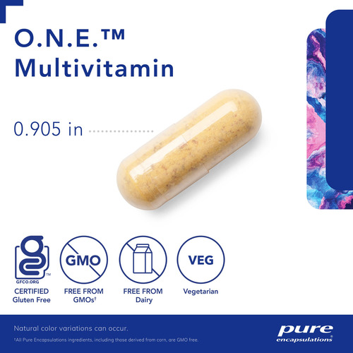 Encapsulamentos Multivitamínicos Puros O.n.e. Com Antioxidan - Imagem 3