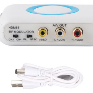 O Modulador Rf Hdm66 Hd Suporta Saída De Formato Pal/ntsc Pa
