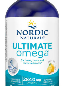 Omega Liquid Nordic Naturals Ultimate Sabor De Limão 236ml