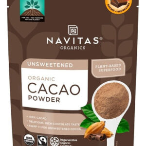 Organic Cacao Powder 16 Oz By Navitas Organics