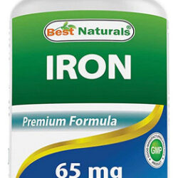 Ferro 65 Mg 240 Comprimidos Da Best Naturals