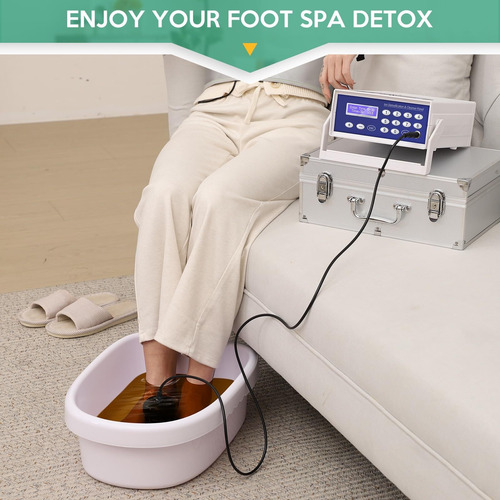 Máquina De Desintoxicação Iônica Para Banho De Pés, Spa Com - Imagem 2