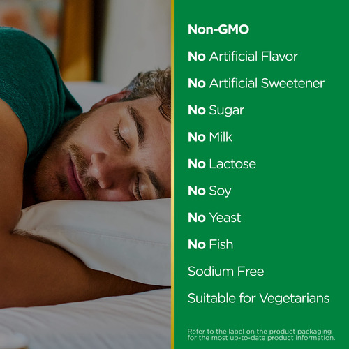 Suplemento Nature"s Bounty Stress Support Sleep3 Melatonina - Imagem 3