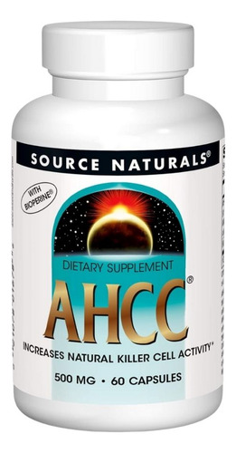 Ahcc With Bioperine 60 Caps By Source Naturals