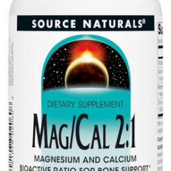 Magnesium And Calcium 2:1 370 Mg 90 Caps By Source Naturals