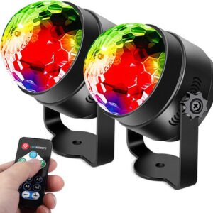 2 Luzes Estroboscópicas Ativadas Por Som