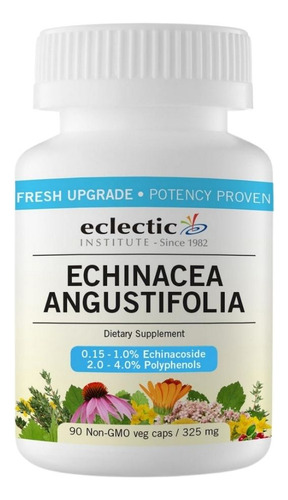 Raiz De Echinacea Angustifolia 325 Mg 90 Cápsulas Da Eclecti