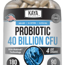 Probiótico Kaya Naturals 40 Bilhões De Ufc | Probióticos Par