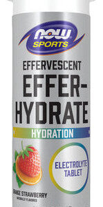 10 Comprimidos De Morango E Laranja Effer-hydrate Da Now Foo
