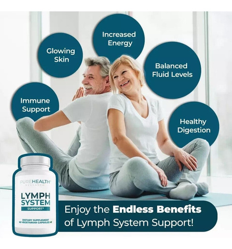 Suporte Ao Sistema Linfático Purehealth Research 60 Cápsulas - Imagem 5