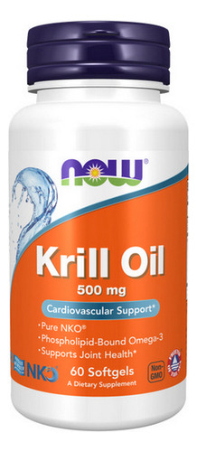 Óleo De Krill De Netuno 500 Mg 120 Cápsulas Gelatinosas Da N