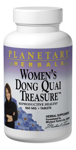 Dong Quai Treasure Para Mulher, 60 Comprimidos, Da Planetary