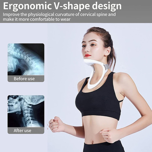 Dispositivo De Tração Do Pescoço Cervical Suporte Do Pescoço - Imagem 3