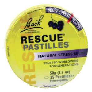Rescue Remedy Pastilles Black Currant 50 Gm By Bach