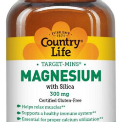 Magnésio Com Sílica Target-mins 300 Mg 60 Cápsulas Da Countr