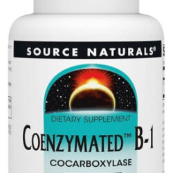 Coenzymated B-1 Sublingual 25 Mg 60 Tabs By Source Naturals