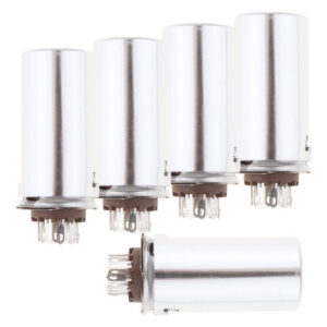 5x Soquete De Tubo De Vácuo De 9 Pinos Com De Alumínio