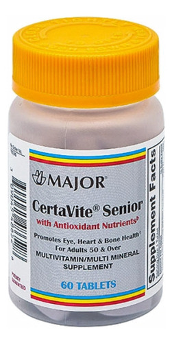 Contagem Sênior De 1 Da Certa-vite Da Major Pharmaceuticals