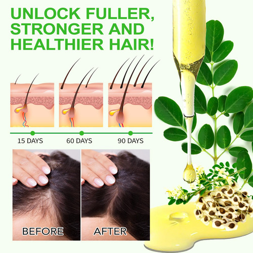 Óleo De Moringa Shuangjia 60ml X 2, Puro Natural Orgânico Co - Imagem 6