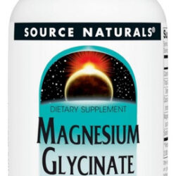 Glicinato De Magnésio 60 Comprimidos Da Source Naturals