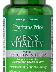 Vitalidade Masculina Com Testofen 60 Cápsulas Da Puritan's P